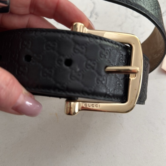 Gucci Black Belt
